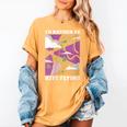 I'd Rather Be Kite Flying Throwback Hobby Memory Kite Women's Comfort Colors T-Shirt Mustard