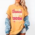 I'm A Dance Senior Mom 2026 Of Course I'm Crying Graduation Women's Comfort Colors T-Shirt Mustard