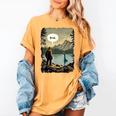 Introvert Bigfoot Sasquatch Loch Ness Monster Bruh Women's Comfort Colors T-Shirt Mustard