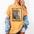 Introvert Homebody Awkward Skeleton The Homebody Tarot Card Women's Comfort Colors T-Shirt Mustard Introvert Homebody Awkward Skeleton The Homebody Tarot Card Women's Comfort Colors T-Shirt Mustard