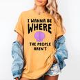 Introverted Sarcastic Humor Antisocial Introvert Women's Comfort Colors T-Shirt Mustard
