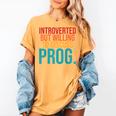 Introverted But Willing To Discuss Prog Rock Music Lover Women's Comfort Colors T-Shirt Mustard Introverted But Willing To Discuss Prog Rock Music Lover Women's Comfort Colors T-Shirt Mustard