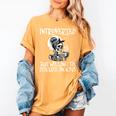 Introverted But Willing To Discuss Snacks Coffee Premium Women's Comfort Colors T-Shirt Mustard