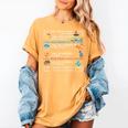 IWill Read Books On A Boat & Everywhere Reading Kids Women's Comfort Colors T-Shirt Mustard