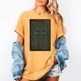 Jane Austen Pride And Prejudice Cover Mr Darcy Book Lovers Women's Comfort Colors T-Shirt Mustard