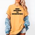 I Make Jokes When Im Uncomfortable Sarcastic Introvert Women's Comfort Colors T-Shirt Mustard I Make Jokes When Im Uncomfortable Sarcastic Introvert Women's Comfort Colors T-Shirt Mustard