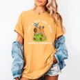 Just a Girl Who Loves Books And Capybaras Women's Comfort Colors T-Shirt Mustard