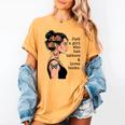 Just a Girl Who Has Tattoos And Love Books Tattooed Inked Women's Comfort Colors T-Shirt Mustard