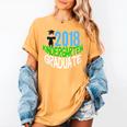 Kids 2018 Kindergarten Graduation Women's Comfort Colors T-Shirt Mustard