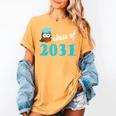 Kids Class Of 2031 Graduation Year T-Shirt Back To School Women's Comfort Colors T-Shirt Mustard