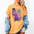 Kids Dabbing T Rex Graduation Kindergarten Class Of 2019 Women's Comfort Colors T-Shirt Mustard