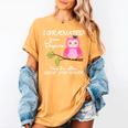Kids I Graduated From Daycare Graduation T-Shirt For Girls Women's Comfort Colors T-Shirt Mustard