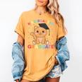 Kids Kindergarten Graduate Cat Graduation Women's Comfort Colors T-Shirt Mustard