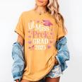 Kids Little Miss Pre-K Grad 2025 Preschool Girls Prek Graduation Women's Comfort Colors T-Shirt Mustard