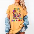 Kids So Long Kindergarten Here I Come Pre-K Graduation Graduate Women's Comfort Colors T-Shirt Mustard