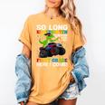 Kindergarten Graduate 2025 Kindergarten Graduation Dino Trex Women's Comfort Colors T-Shirt Mustard