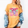 Last Day Of School Shirt Coquette Bow School Graduation Women's Comfort Colors T-Shirt Mustard