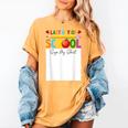 Last Day Of School Sign My Shirt Autograph Graduation Women's Comfort Colors T-Shirt Mustard
