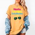 Last Day Of School Spanish Teacher Graduation T-Shirt Women's Comfort Colors T-Shirt Mustard