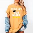 Level Up High School 8th Grade Graduation T-Shirt Women's Comfort Colors T-Shirt Mustard