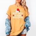 Most Likely To Read A Book On Christmas Family Matching Women's Comfort Colors T-Shirt Mustard