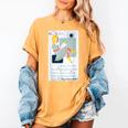 Little Miss Muffet Reading a Picture Book Women's Comfort Colors T-Shirt Mustard