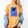 Lofi Reverie Analog Dreams Pixel 90s Desktop VHS Nostalgia Women's Comfort Colors T-Shirt Mustard