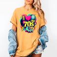 I Love The 70s Retro Cassette Roller Vinyl Nostalgia Vibes Women's Comfort Colors T-Shirt Mustard I Love The 70s Retro Cassette Roller Vinyl Nostalgia Vibes Women's Comfort Colors T-Shirt Mustard