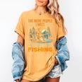 I Love Fishing Bigfoot Fisherman Introvert Sarcastic Women's Comfort Colors T-Shirt Mustard I Love Fishing Bigfoot Fisherman Introvert Sarcastic Women's Comfort Colors T-Shirt Mustard