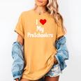 I Love My PreSchool Students Teachers Educators Graduation Women's Comfort Colors T-Shirt Mustard