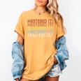 Mastered It 2020 Masters Degree Graduation For Him Her Women's Comfort Colors T-Shirt Mustard