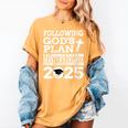 Masters Degree Graduation 2025 Christian MSW MPH MBA Women's Comfort Colors T-Shirt Mustard