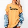 Masters Degree Graduation For Him Her Diploma T-Shirt Women's Comfort Colors T-Shirt Mustard