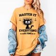 Masters Mastered It Graduate Master Degree Graduation Women's Comfort Colors T-Shirt Mustard