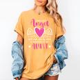 Memory Of My Aunt I Was Her Angel Now She Is Mine Heaven Women's Comfort Colors T-Shirt Mustard Memory Of My Aunt I Was Her Angel Now She Is Mine Heaven Women's Comfort Colors T-Shirt Mustard