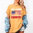 In Memory Of The Brave Man & Woman Memorial Day Women's Comfort Colors T-Shirt Mustard