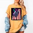 In Memory Of My Friend Suicide Awareness American Flag Women Kids Men Women's Comfort Colors T-Shirt Mustard
