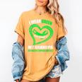 In My Memory Of My Grandpa NON-HODGKIN'S LYMPHOMA AWARENESS Women's Comfort Colors T-Shirt Mustard