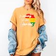 In Memory Of Our Heroes Pride Juneteenth Women's Comfort Colors T-Shirt Mustard In Memory Of Our Heroes Pride Juneteenth Women's Comfort Colors T-Shirt Mustard
