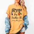 Memory Keepsake Of Your First Peachtree 10K RR Women's Comfort Colors T-Shirt Mustard