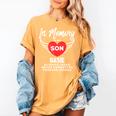 In Memory Of Son Basie Customized Personalized Memorial Women's Comfort Colors T-Shirt Mustard