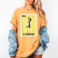 Mexican For Graduation La Graduada 2024 Women's Comfort Colors T-Shirt Mustard