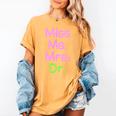 MIss Ms Mrs Dr Graduation Phd Pink And Green Class 2021 Women's Comfort Colors T-Shirt Mustard