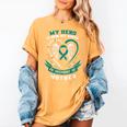Mom In Memory Of My Mother Ovarian Cancer Shirts Tshirt Tees Women's Comfort Colors T-Shirt Mustard Mom In Memory Of My Mother Ovarian Cancer Shirts Tshirt Tees Women's Comfort Colors T-Shirt Mustard