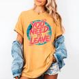 You Need To Leave Introvert Mood Space Women's Comfort Colors T-Shirt Mustard