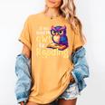 If You Need Me Owl Be Reading Book Lover Reading Bookworm Women's Comfort Colors T-Shirt Mustard