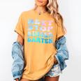 Next Stop Kindergarten Groovy Graduation Last Day Of School Women's Comfort Colors T-Shirt Mustard