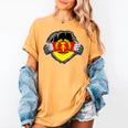 Nostalgia Chest Flag GDR Women's Comfort Colors T-Shirt Mustard