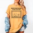 Do Not Tap On The Glass Sound Booth Introvert Women's Comfort Colors T-Shirt Mustard Do Not Tap On The Glass Sound Booth Introvert Women's Comfort Colors T-Shirt Mustard