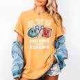 Nothing Beats Reading Rock Paper Scissors Book Lover Women's Comfort Colors T-Shirt Mustard